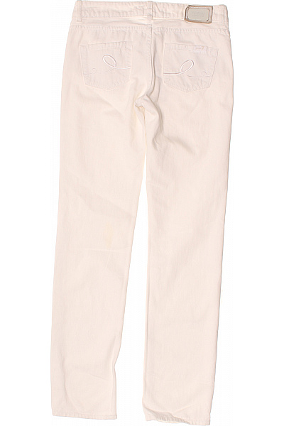 7 for all mankind Dámské bavlněné džíny rovné s kapsami bílé Vel. 26 | 7 for all mankind | obrázek 2