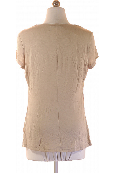 COMMA Dámská halenka s krátkým rukávem a květinovým potiskem béžová Velikost 36 | COMMA | obrázek 3