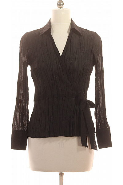 Marks & Spencer Dámská halenka zavinovací s dlouhým rukávem a mašlí elegantní černé Velikost EU L | Marks & Spencer | obrázek 2