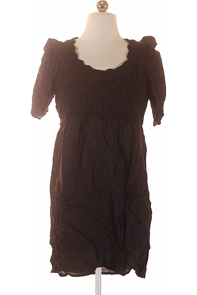 Dámská halenka krátký rukáv krajková černá Velikost S | Unimoda | obrázek 2