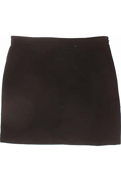 Černá mini sukně rovná elegantní společenská Vel. M | Unimoda | obrázek 2