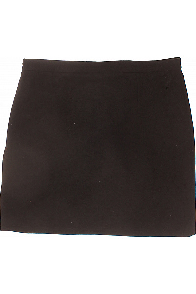 Černá mini sukně rovná elegantní společenská Vel. M | Unimoda | obrázek 3