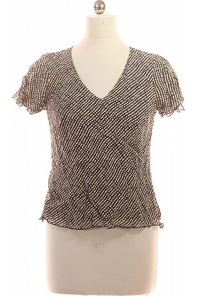 Marks & Spencer Dámská halenka s krátkým rukávem a potiskem puntíkovaná viskóza Vel. EU M | Marks & Spencer | obrázek 2