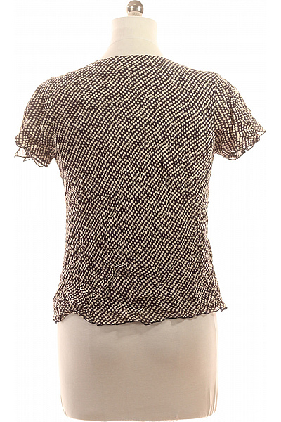 Marks & Spencer Dámská halenka s krátkým rukávem a potiskem puntíkovaná viskóza Vel. EU M | Marks & Spencer | obrázek 3