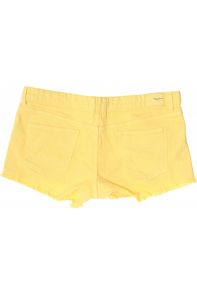 Pepe Jeans Dámské žluté kraťasy s kapsami ležérní bavlna Vel. 32 | Pepe Jeans | obrázek 3