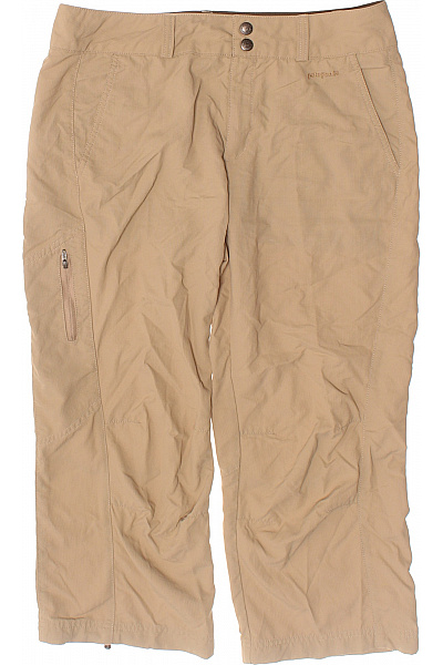 Patagonia Dámské nylonové tříčtvrteční outdoorové kraťasy s kapsami a zipem béžové Velikost 8 | Patagonia | obrázek 2