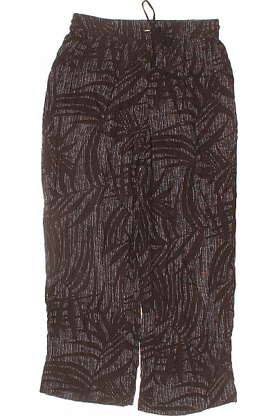 OPUS Dámské Kalhoty Volnočasové černé S Potiskem Vel. 34