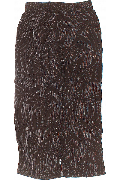 OPUS Dámské kalhoty volnočasové černé s potiskem Vel. 34 | OPUS | obrázek 2