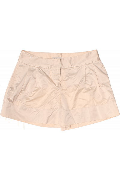 massimo dutti Dámské elegantní krátké bavlněné šortky béžové Vel. EU W38/L28 | massimo dutti | obrázek 2