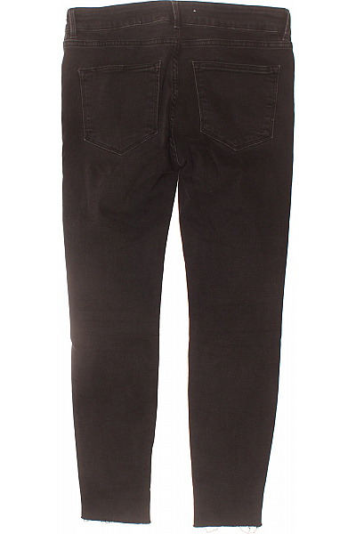 MANGO Dámské černé strečové skinny džíny s dírami Vel. 38 | MANGO | obrázek 2