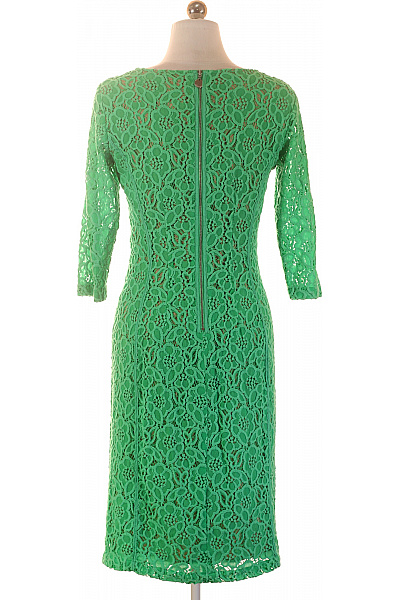 InWear Zelené krajkové šaty s dlouhým rukávem elegantní pouzdrové Velikost 36 | InWear | obrázek 2