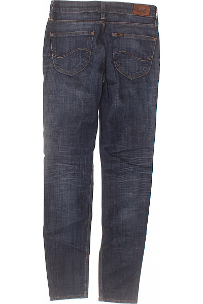 Lee  Dámské džíny modré strečové s dírami rovné Vel. XS | Lee  | obrázek 2