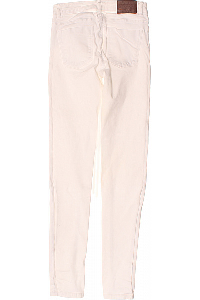 ZARA Dámské bílé bavlněné skinny džíny Velikost EU 34 | ZARA | obrázek 2