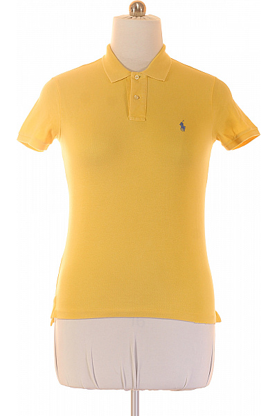 Ralph Lauren Polo tričko s krátkým rukávem a límečkem žluté bavlněné Velikost S | Ralph Lauren | obrázek 2