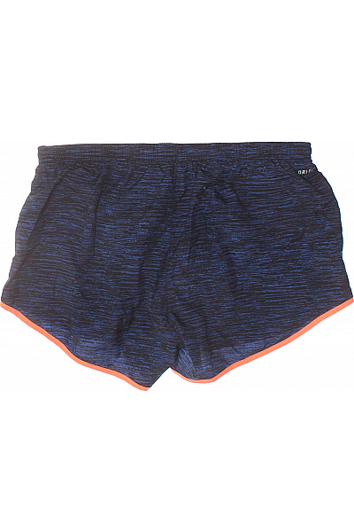 Nike Pánské modré sportovní kraťasy s oranžovým lemováním Velikost m | Nike | obrázek 2