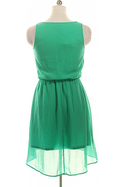 ONLY zelené šaty bez rukávů letní volnočasové jednoduché tílkové Velikost 38 | ONLY | obrázek 3