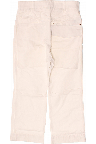 MANGO Bílé pánské kraťasy tříčtvrteční se zipem volnočasové Velikost s | MANGO | obrázek 3