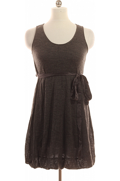 marella Dámské šaty bez rukávů s páskem volnočasové šedé žerzejové Vel. M | marella | obrázek 2