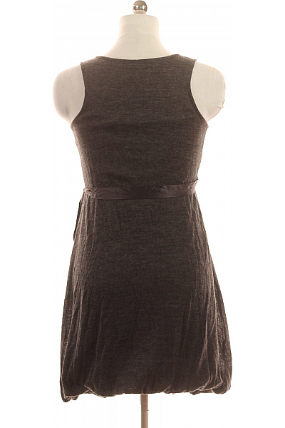 marella Dámské šaty bez rukávů s páskem volnočasové šedé žerzejové Vel. M | marella | obrázek 3