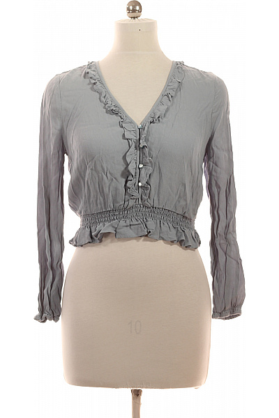 Other Stories Dámská halenka s dlouhým rukávem a volánky šedá Velikost EU 40 | Other Stories | obrázek 2