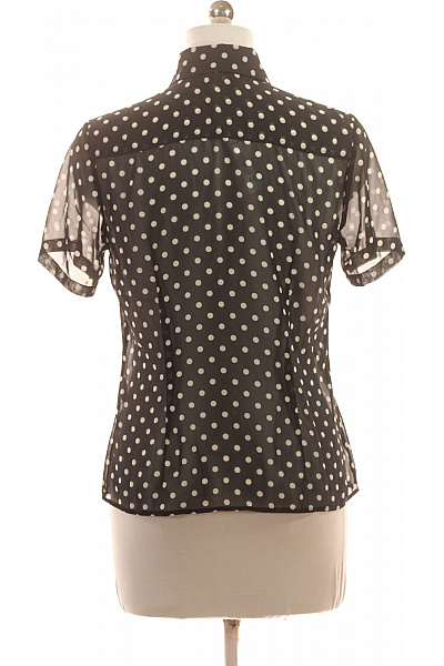 Seidensticker Dámská černobílá puntíkovaná košile s krátkým rukávem Vel. EU S | Seidensticker | obrázek 3