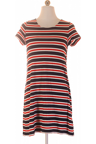 ONLY Dámské pruhované šaty s krátkým rukávem volnočasové letní tričkové Vel. XS | ONLY | obrázek 2
