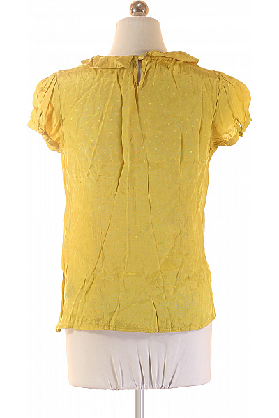 Next žlutá halenka krátký rukáv puntíkovaná s límečkem Vel. EU 38 | Next | obrázek 3