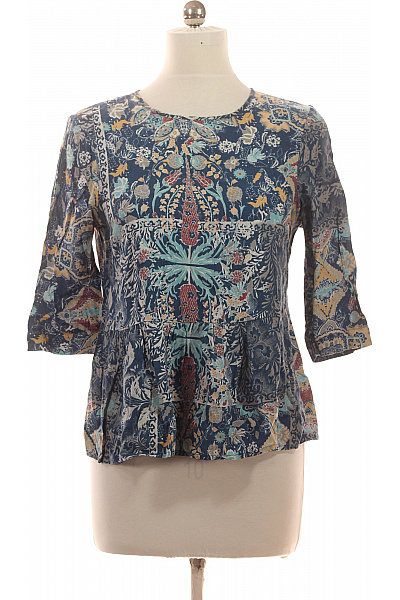 Next Dámská halenka s dlouhým rukávem a potiskem modrá boho Velikost EU L | Next | obrázek 2