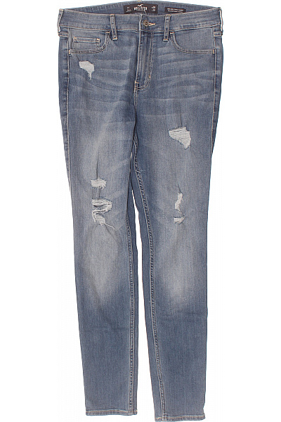 Hollister Dámské Džíny Skinny Modré Děravé Vel. 28