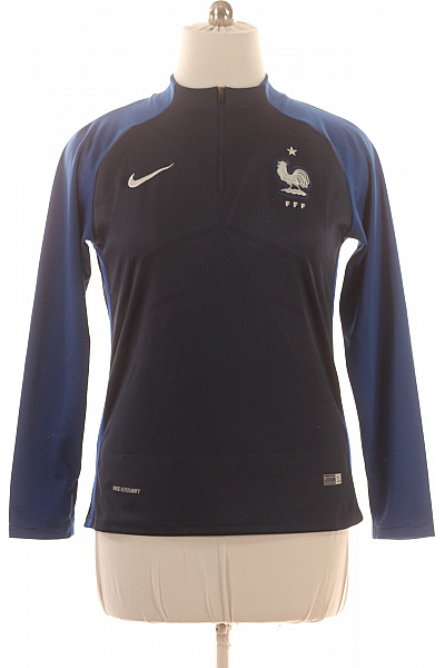 Nike Pánské modré tričko s dlouhým rukávem a logem Velikost L | Nike | obrázek 2