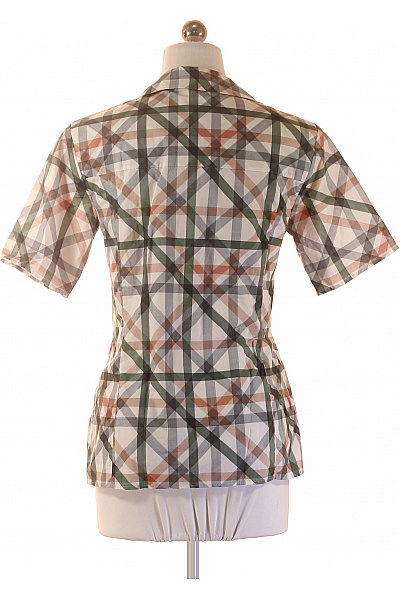 COS Dámská kostkovaná košile s krátkým rukávem bavlněná ležérní Vel. EU 34 | COS | obrázek 3