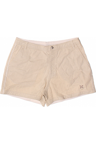 Dámské bavlněné kraťasy béžové s kapsami volnočasové krátké Vel. S | Unimoda | obrázek 2