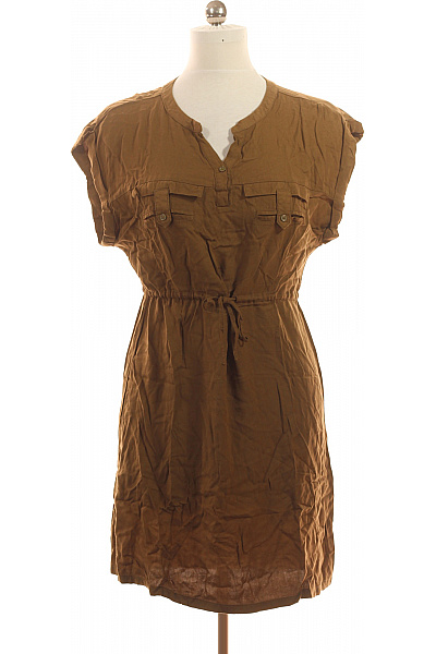 ONLY Dámské šaty s krátkým rukávem a páskem safari Vel. 40 | ONLY | obrázek 2