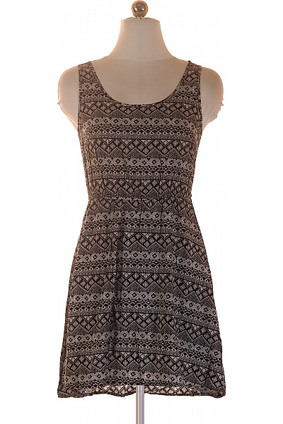 ONLY šaty bez rukávů letní boho černo-bílé Vel. 34 | ONLY | obrázek 2