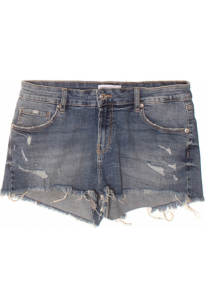 ZARA Dámské džínové kraťasy krátké vintage s kapsami Vel. 42 | ZARA | obrázek 2