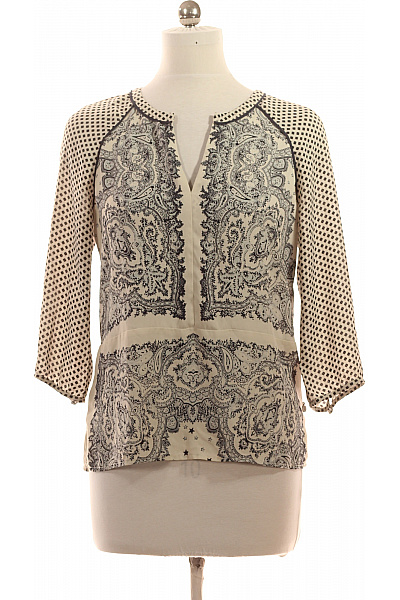 MAISON SCOTCH Dámská halenka s dlouhým rukávem a potiskem béžová Vel. EU S | MAISON SCOTCH | obrázek 2