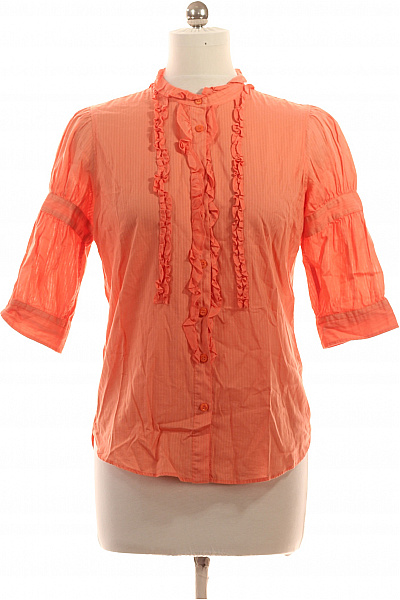 LEVIS Oranžová pruhovaná košile s volánky a stojáčkem Vel. EU L | LEVIS | obrázek 2