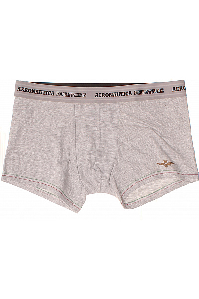 Aeronautica Militare pánské bavlněné boxerky šedé | Aeronautica Militare | obrázek 2