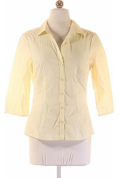 Marc O´Polo Dámská bavlněná košile žlutá puntíkovaná elegantní slim fit Velikost EU 34 | Marc O´Polo | obrázek 2