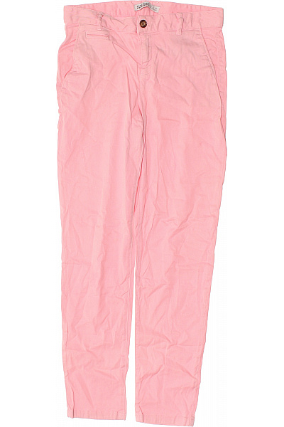 ZARA Dámské Růžové Kalhoty S Kapsami Rovné Velikost 34