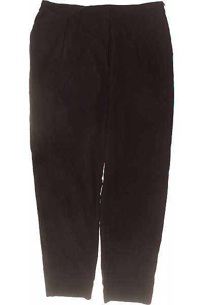 MANGO Dámské černé elegantní business rovné kalhoty lyocellové Vel. 40 | MANGO | obrázek 2