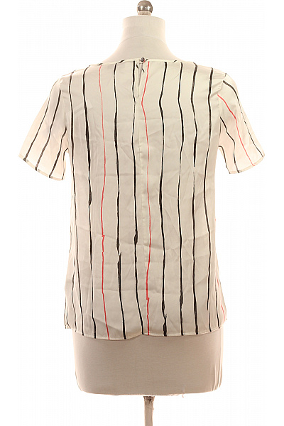 Next Dámská halenka s krátkým rukávem pruhovaná bílá Velikost EU 36 | Next | obrázek 3