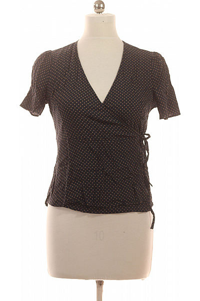 SELECTED Dámská zavinovací halenka s krátkým rukávem a potiskem Velikost 38 | SELECTED | obrázek 2