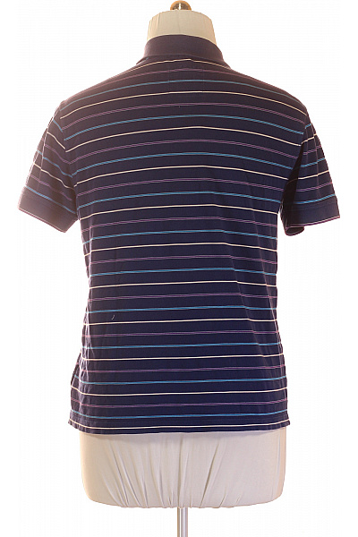 Hugo Boss Dámské modré pruhované polo tričko s krátkým rukávem Velikost EU XL | Hugo Boss | obrázek 2