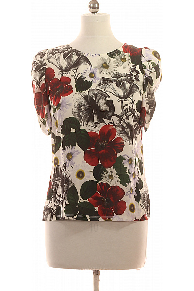 Next Dámské tričko s krátkým rukávem a květinovým potiskem Vel. EU S | Next | obrázek 2