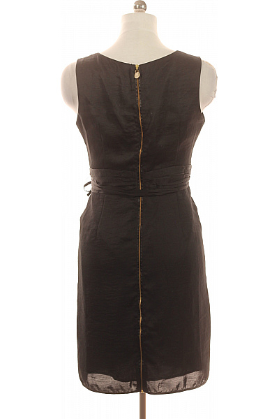 InWear Černé zavinovací šaty bez rukávů s páskem a kapsami Velikost 38 | InWear | obrázek 3