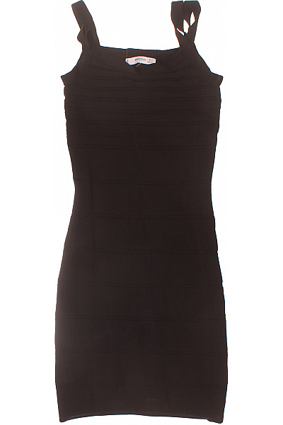 MANGO černé šaty na ramínka bodycon sexy mini Vel. xs | MANGO | obrázek 2