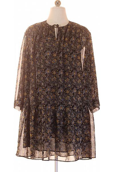 MANGO dámské šaty krátký rukáv květované boho volné Vel. S | MANGO | obrázek 2