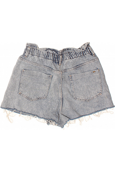 ZARA Dámské džínové kraťasy s vysokým pasem a kapsami Vel. 40 | ZARA | obrázek 3