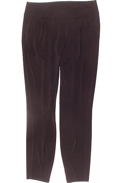 COMMA Dámské elegantní kalhoty hnědé s vysokým pasem volnočasové Vel. 36 | COMMA | obrázek 2